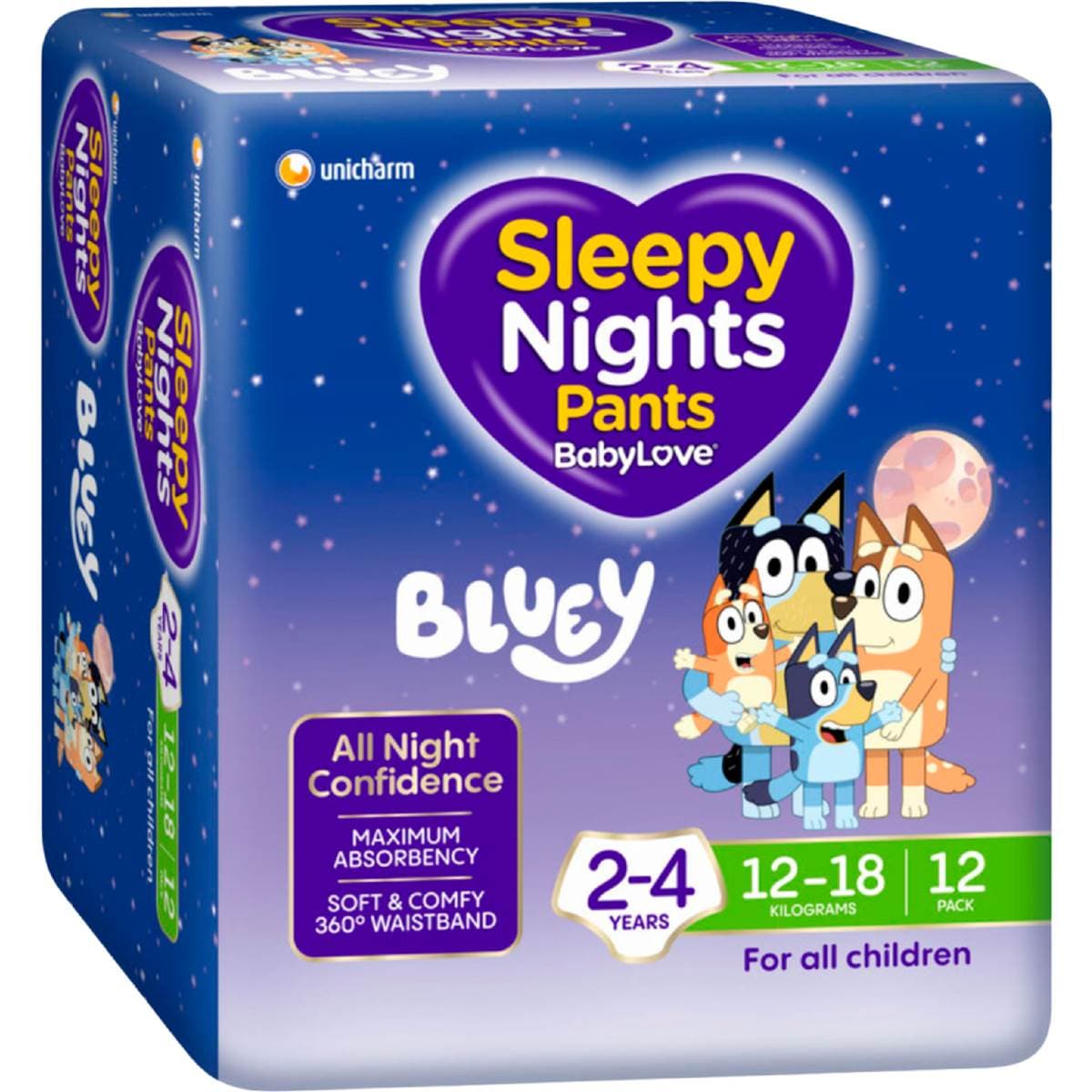 BabyLove SleepyNights Pants 2-4 years (12-18kg) 12 pack