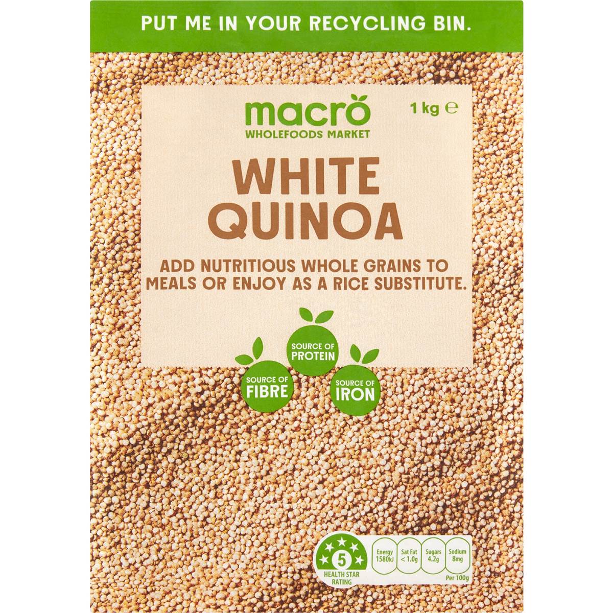 Macro White Quinoa
