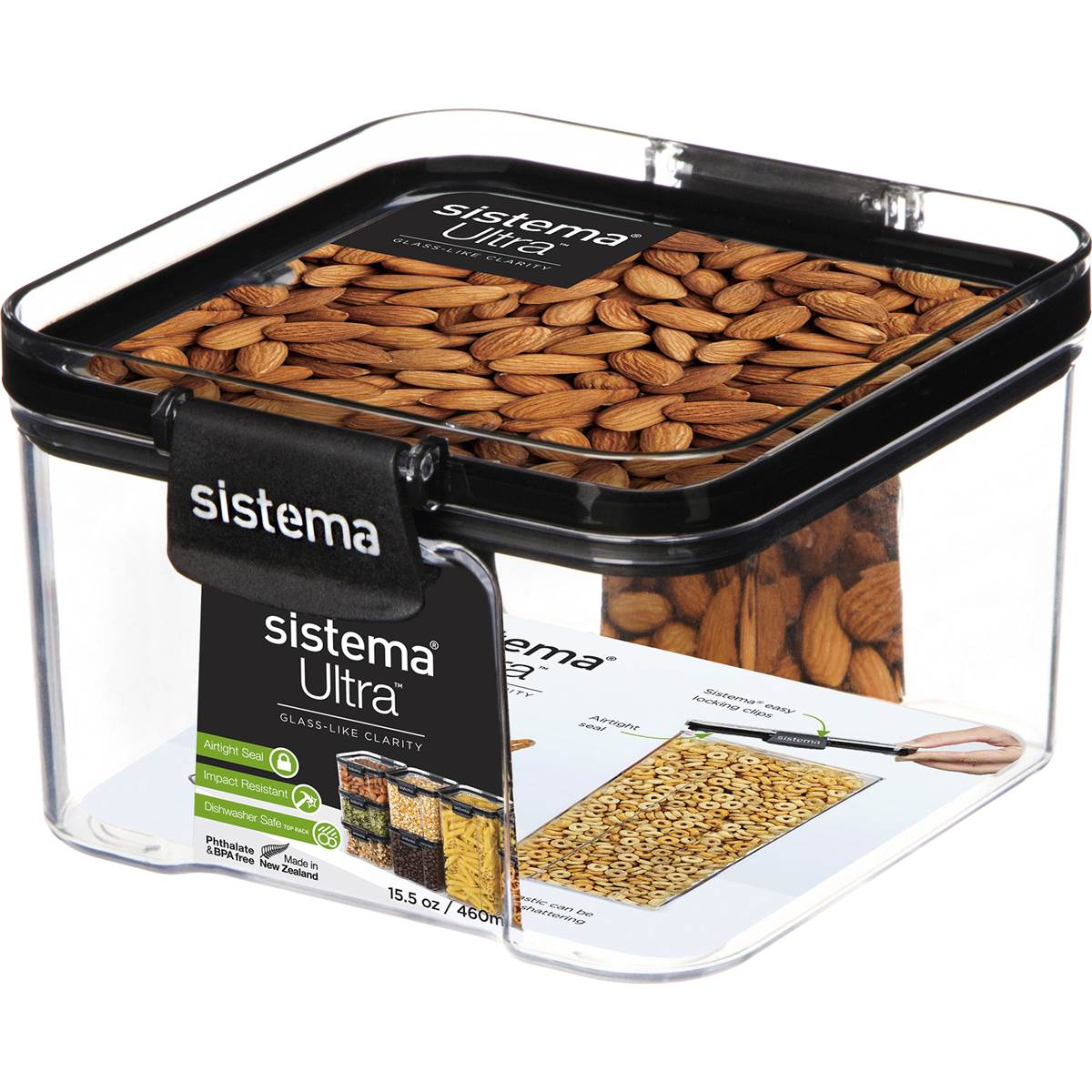 Sistema Ultra Square Food Container 460mL each