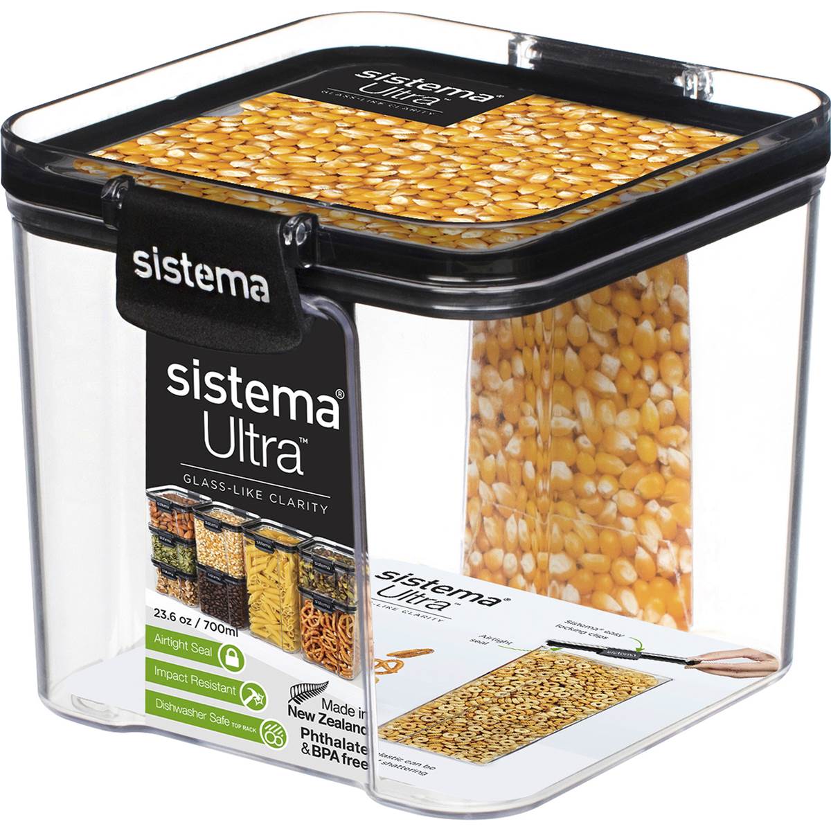 Sistema Ultra Square Food Container 700mL each