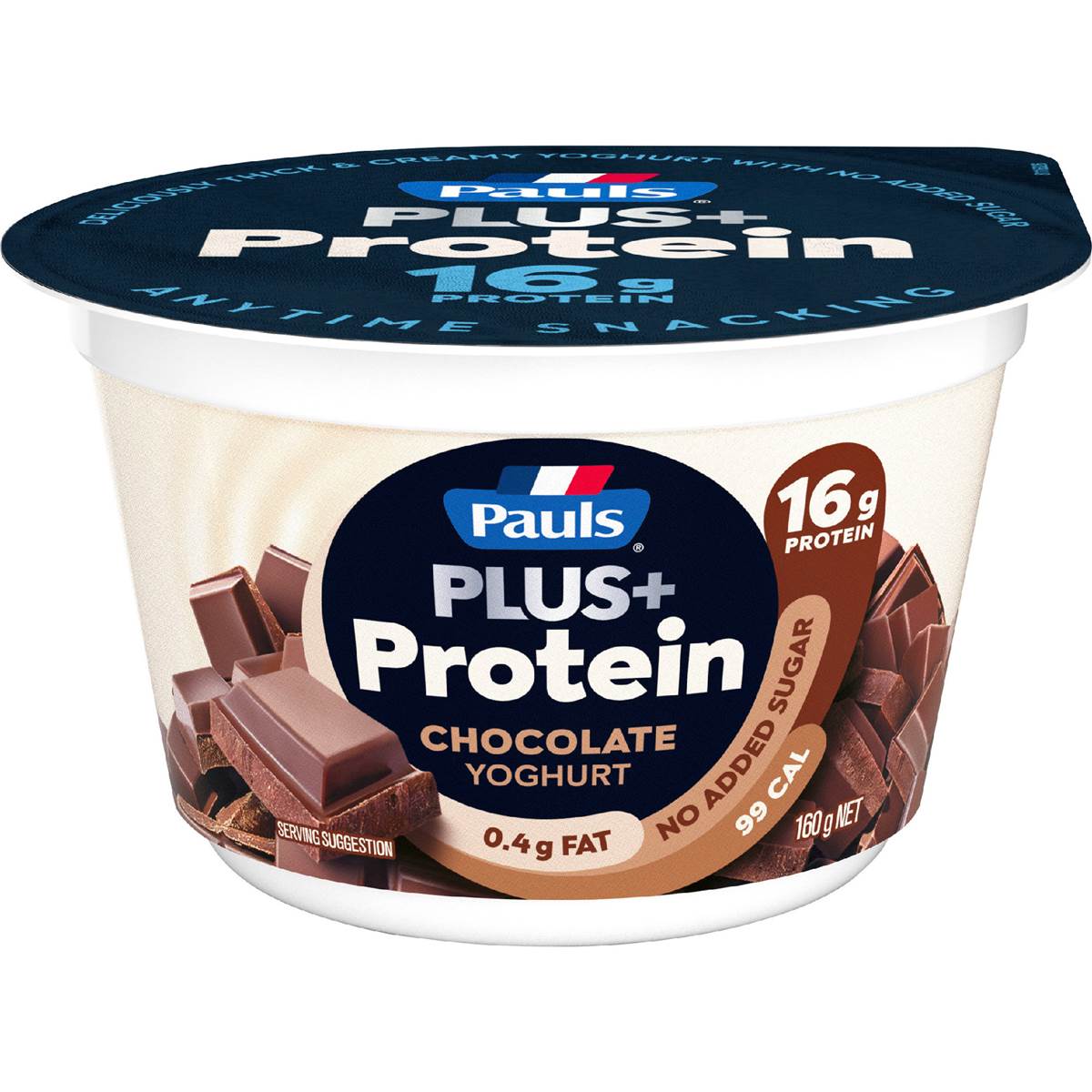 Pauls Plus Protein Chocolate Yoghurt 160g