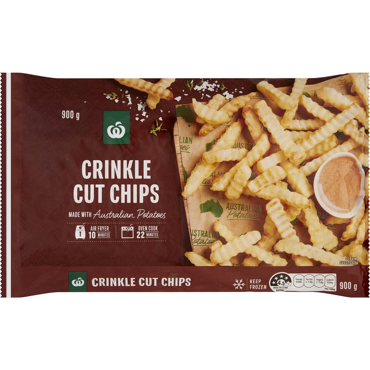 Woolworths Crinkle Cut Chips