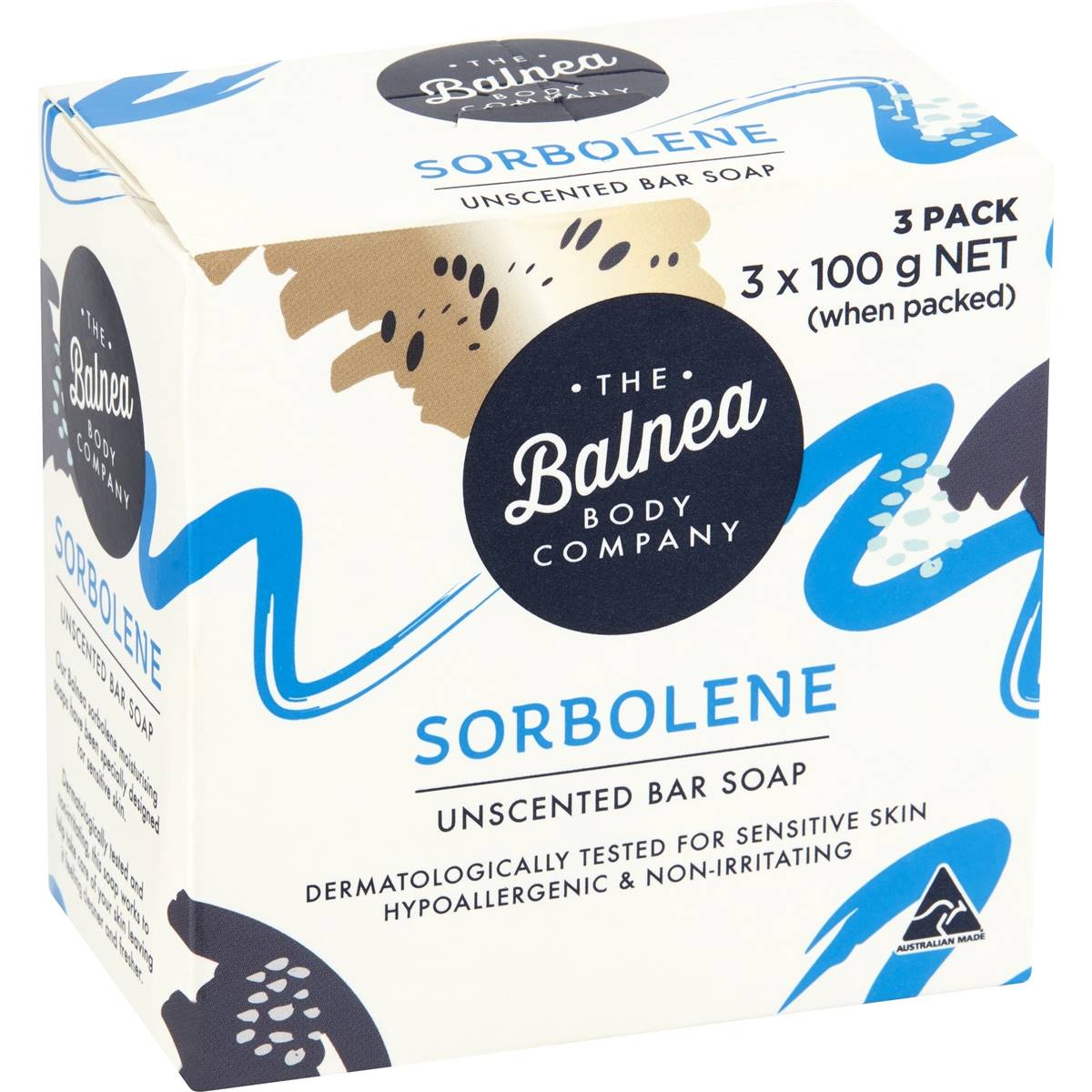 The Balnea Body Company Sorbolene Unscented Soap