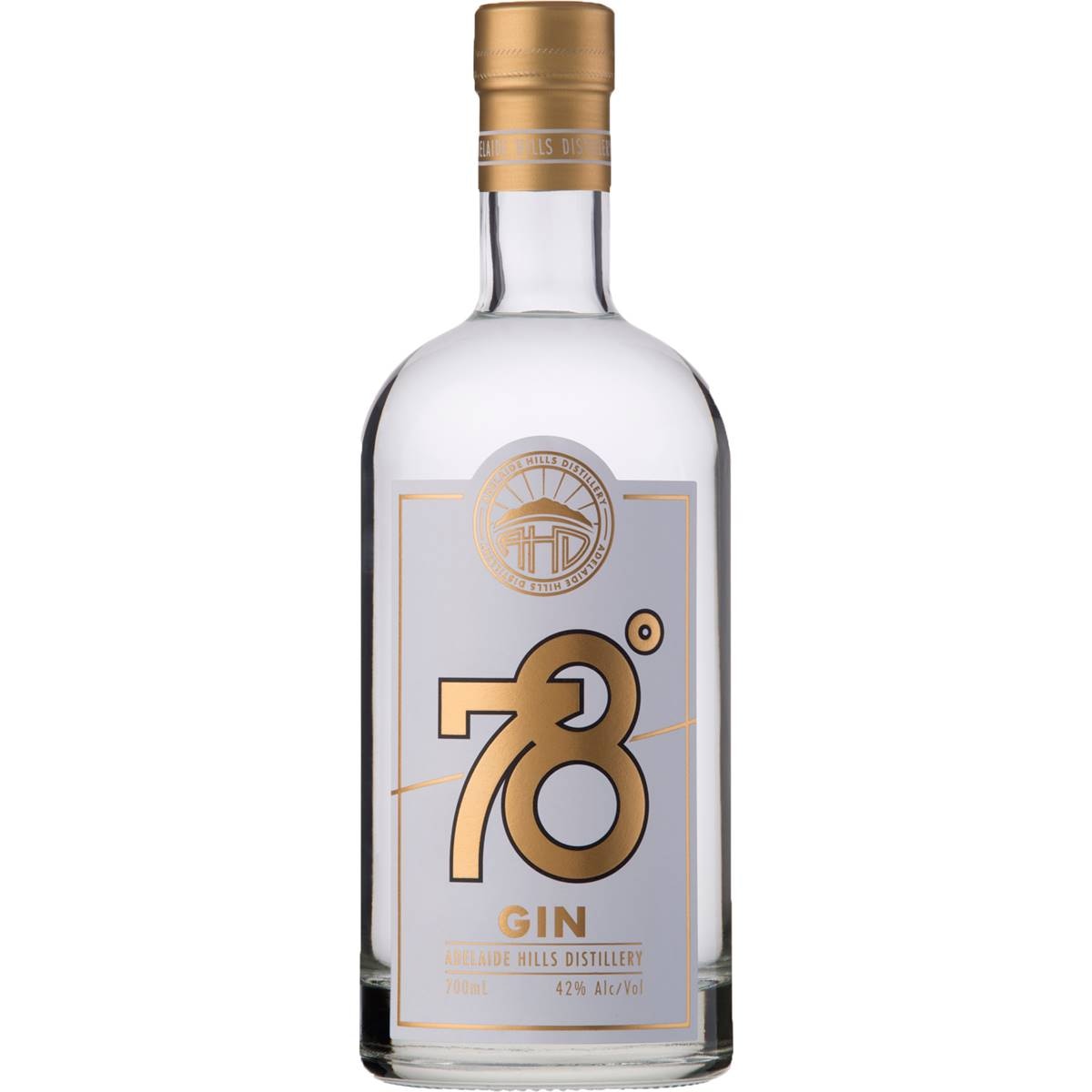 Calories in Adelaide Hills Distillery 78 Degrees Small Batch Gin