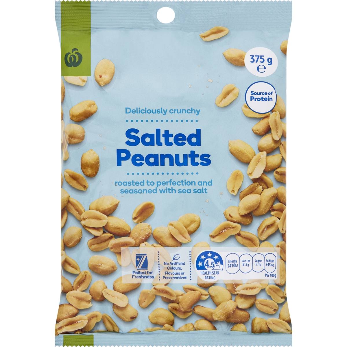 Calories in Woolworths Salted Peanuts calcount