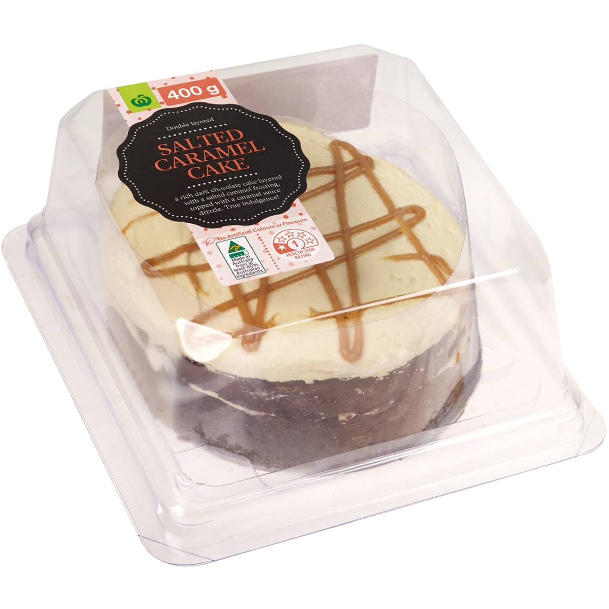 Calories In Woolworths Salted Caramel Cake Calcount   510739 