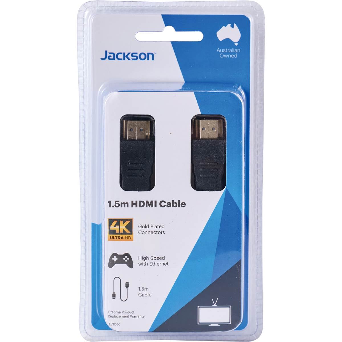Jackson 1.5 Metre HDMI Cable