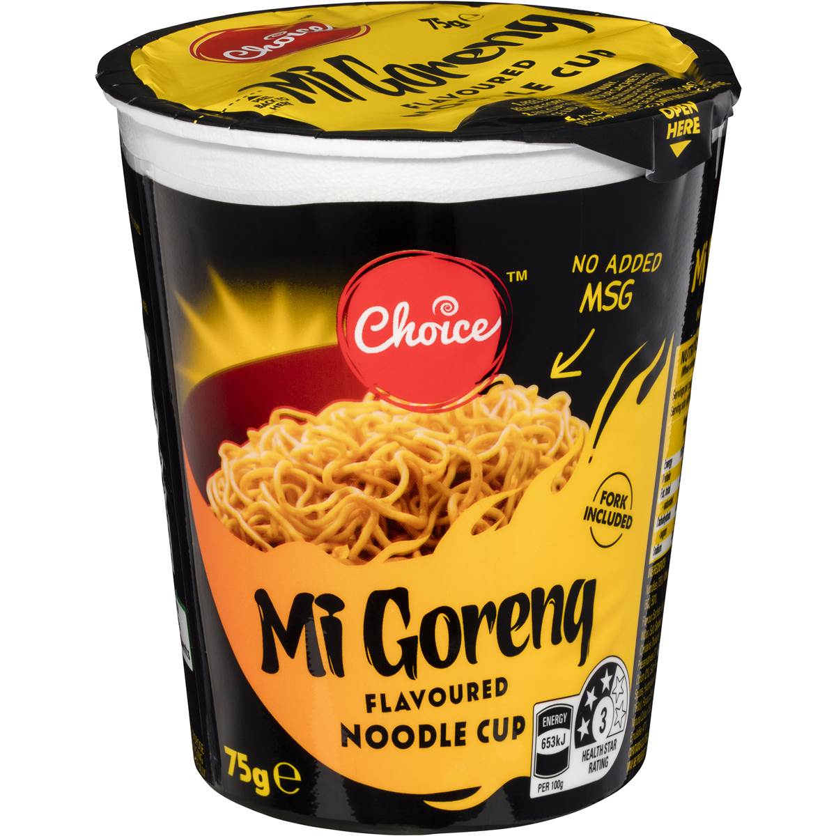 Calories in Coles Mi Goreng Noodle Cup calcount
