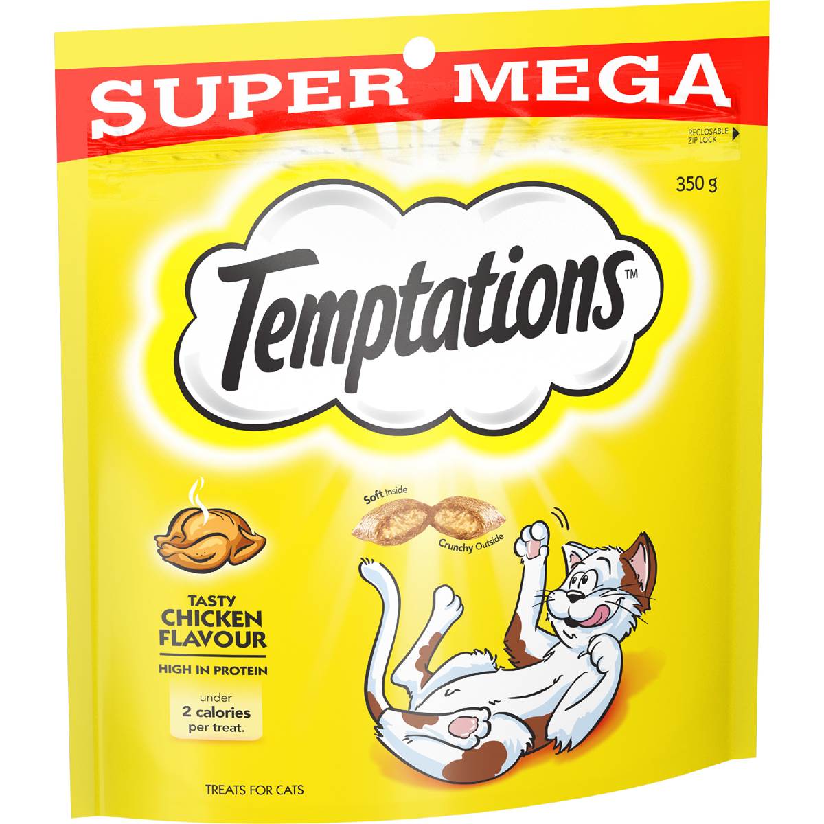 Temptations Treats For Cats Tasty Chicken Flavour