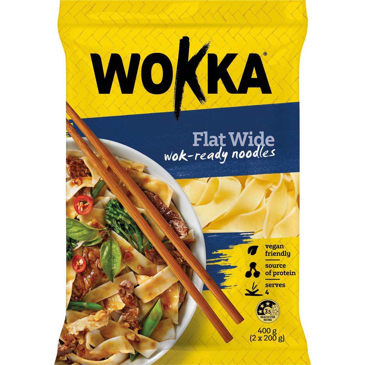 Wokka Flat Wide Noodles