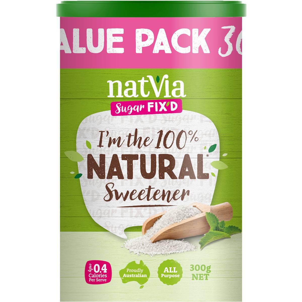 Calories in Natvia 100% Natural Sweetener