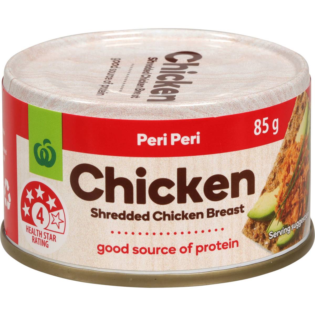 Woolworths Canned Shredded Chicken Peri Peri