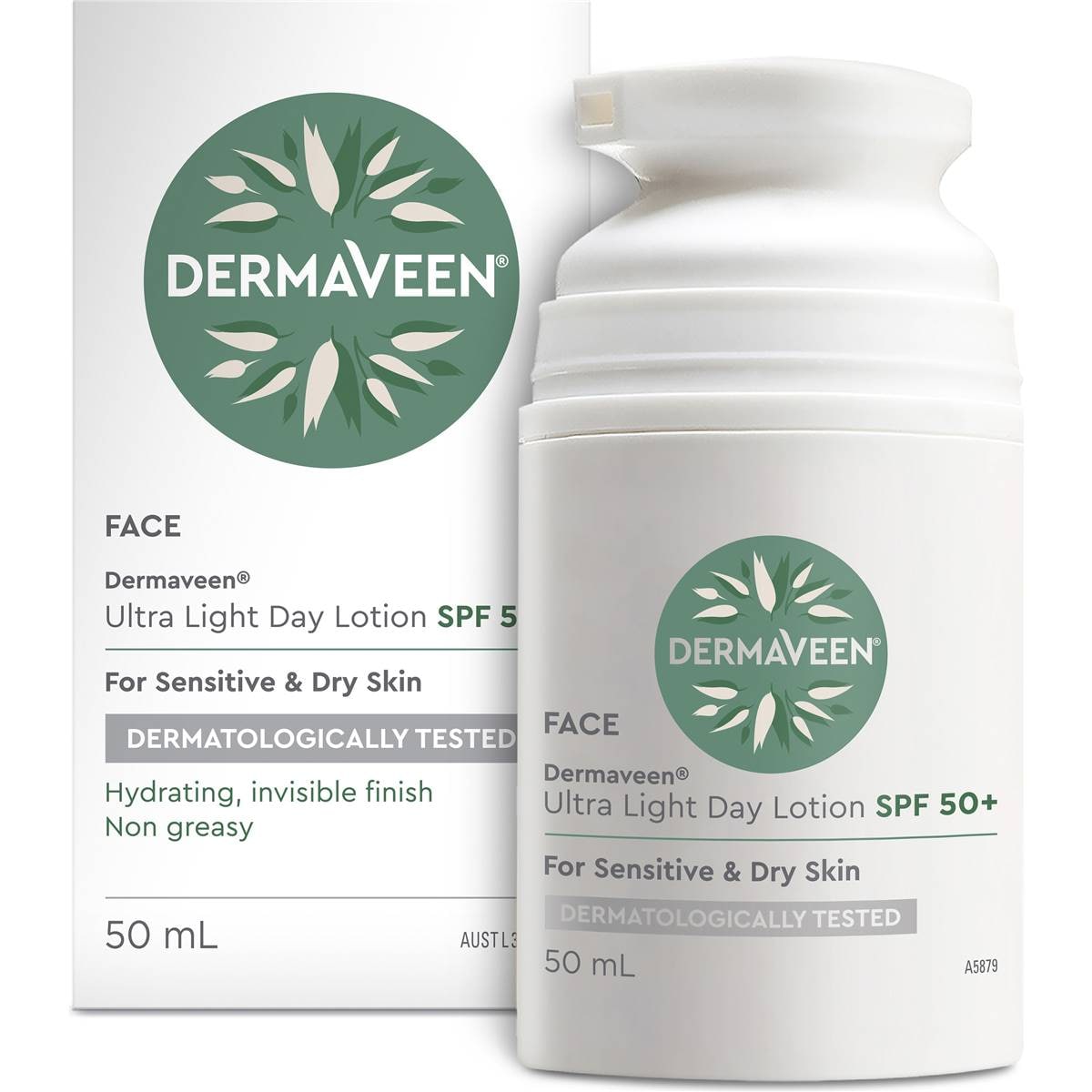 DermaVeen SPF 50 Ultra Light Day Lotion