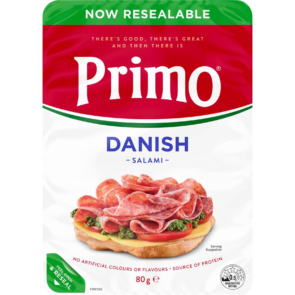 Calories in Primo Danish Salami calcount