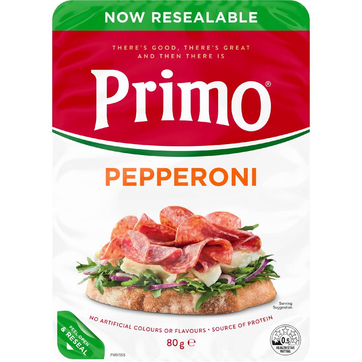 Calories in Primo Pepperoni Salami Hot calcount