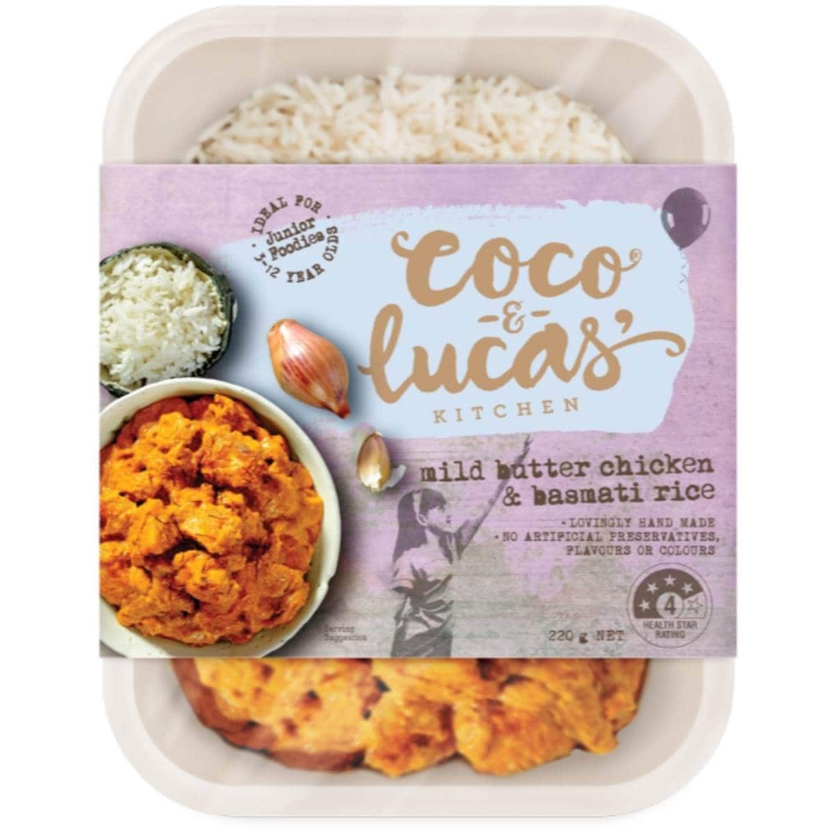 Coco & Lucas' Butter Chicken & Jasmine Rice Frozen Meal