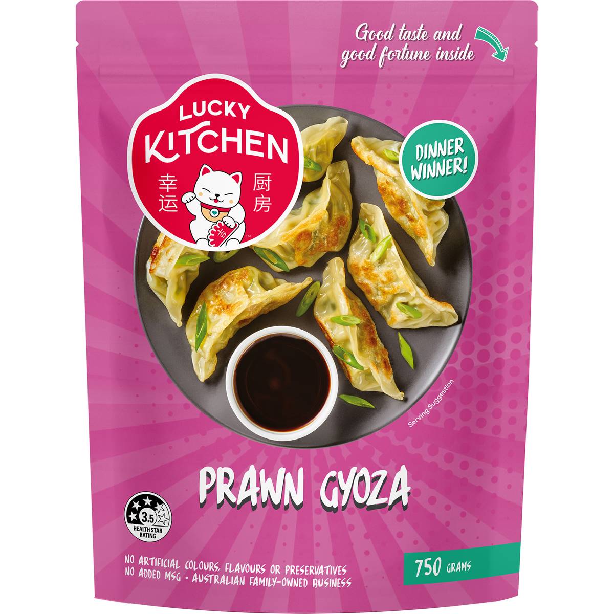 Lucky Kitchen Prawn Gyoza