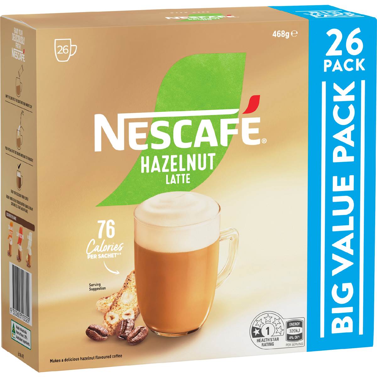 Calories In Nescafe Coffee Sachets Hazelnut Calcount calories-in-nescafe-coffee-sachets-hazelnut-calcount
