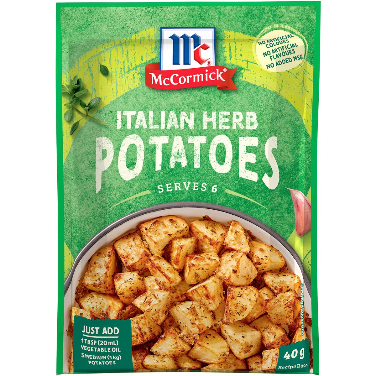 Calories in McCormick Produce Partners, Italian Herb Roast Potatoes