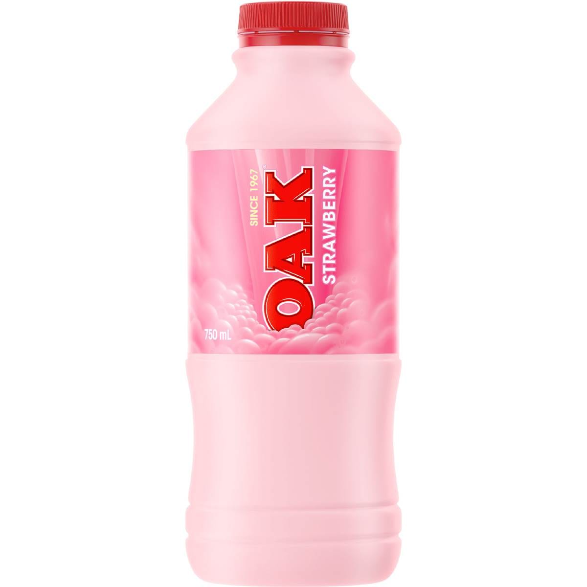 Oak Strawberry Flavoured Milk 750mL