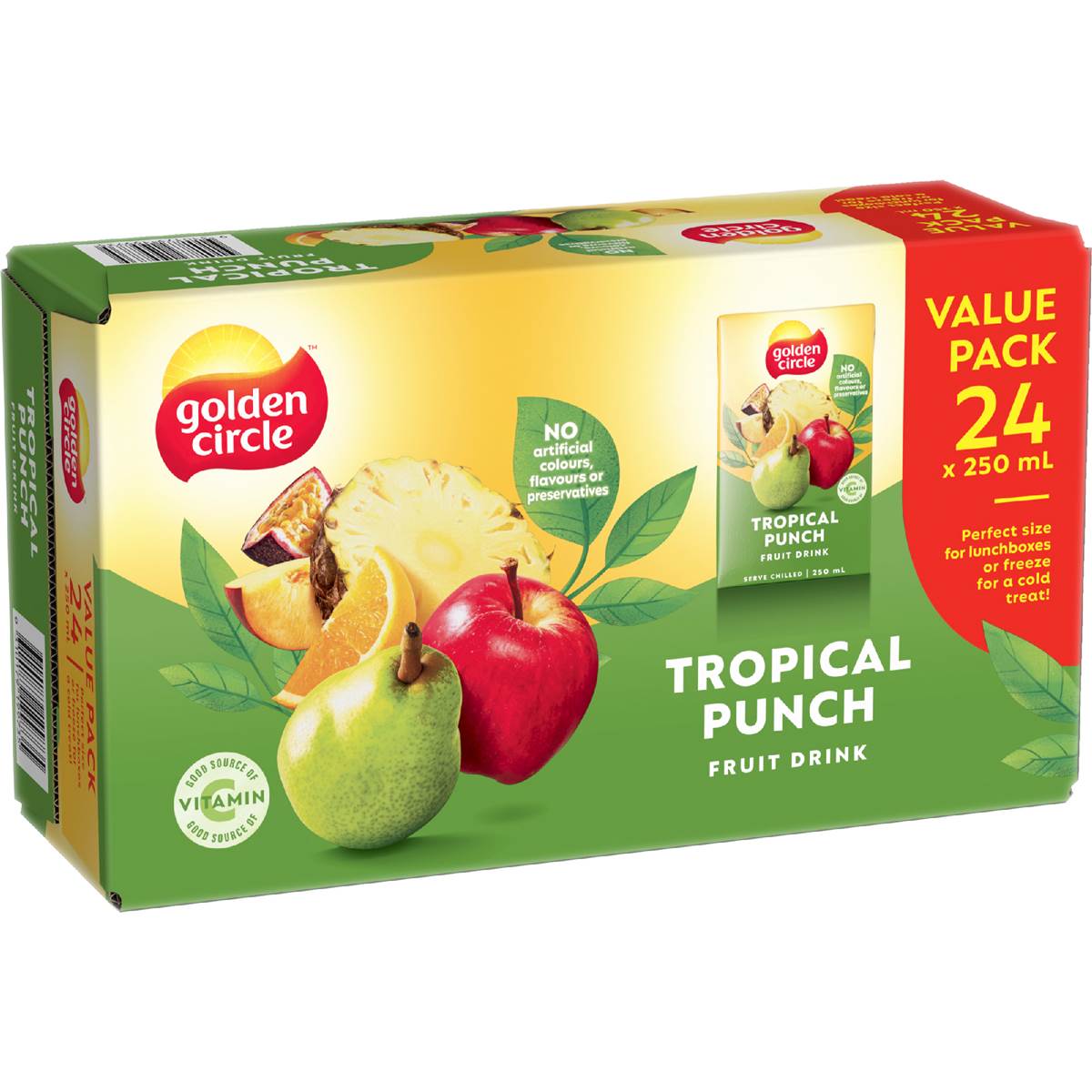 Golden Circle Fruit Drink Poppers Tropical Punch
