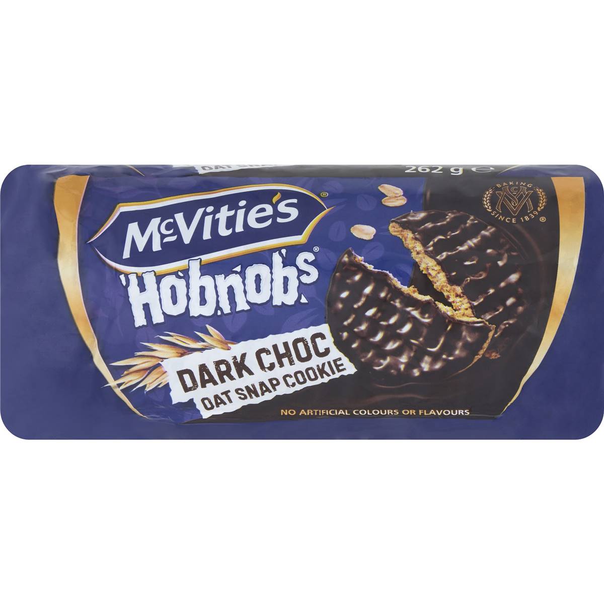 McVitie's Hobnobs Dark Chocolate Oat Snap Cookie 262g – Woolworths
