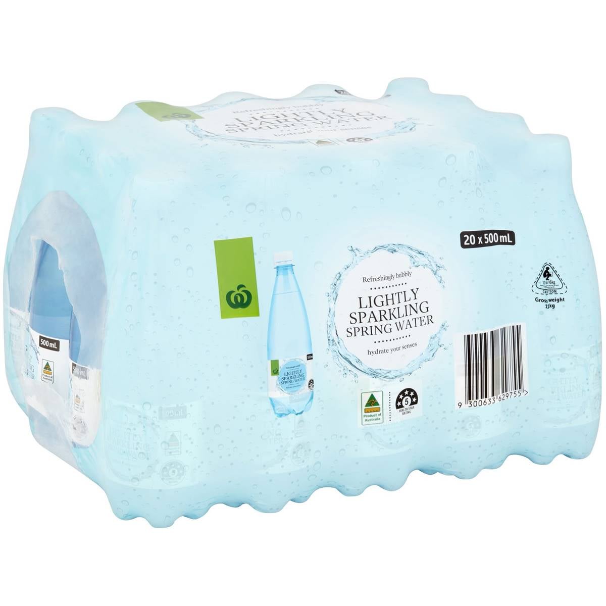 Woolworths Lightly Sparkling Spring Water