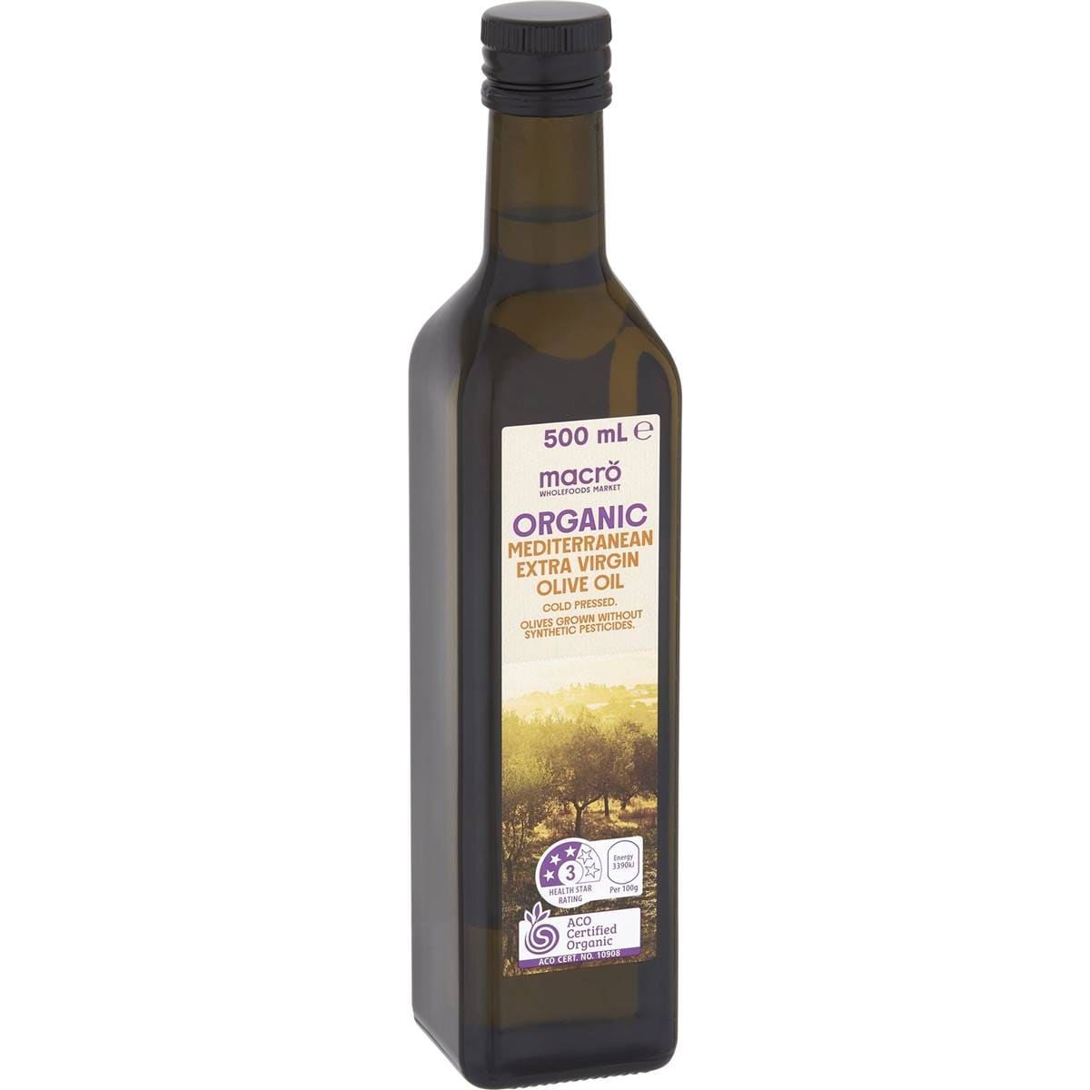 Macro Organic Extra Virgin Olive Oil Mediterranean