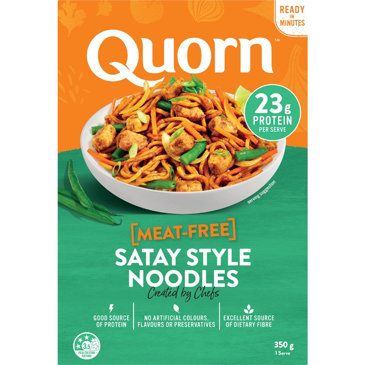 Quorn Meat Free Satay Style Noodles Meal 350g