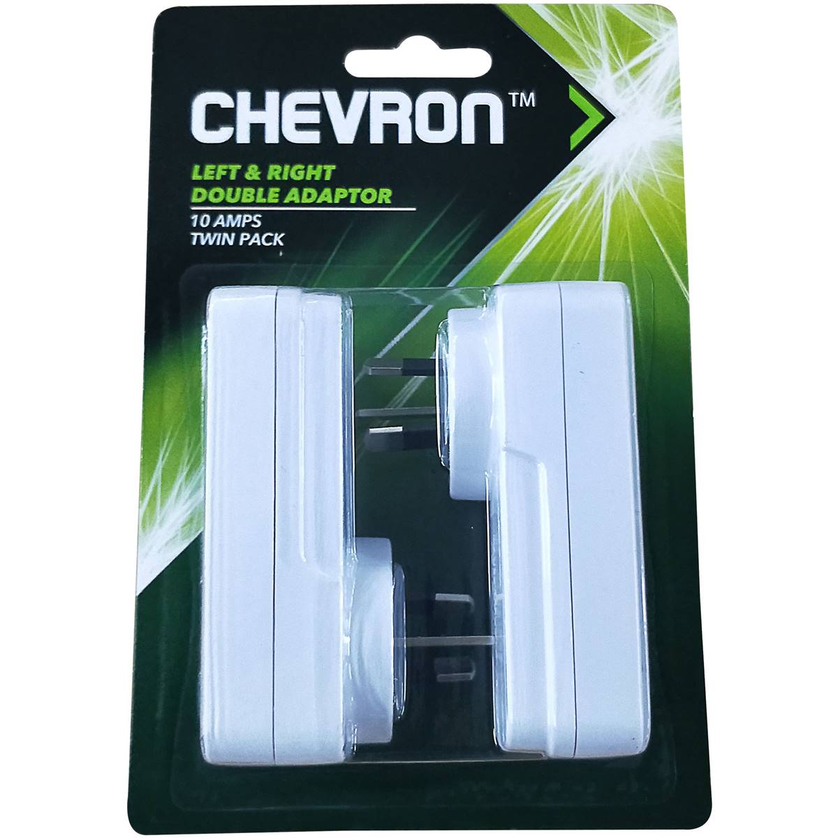 Chevron Left & Right Double Adaptor