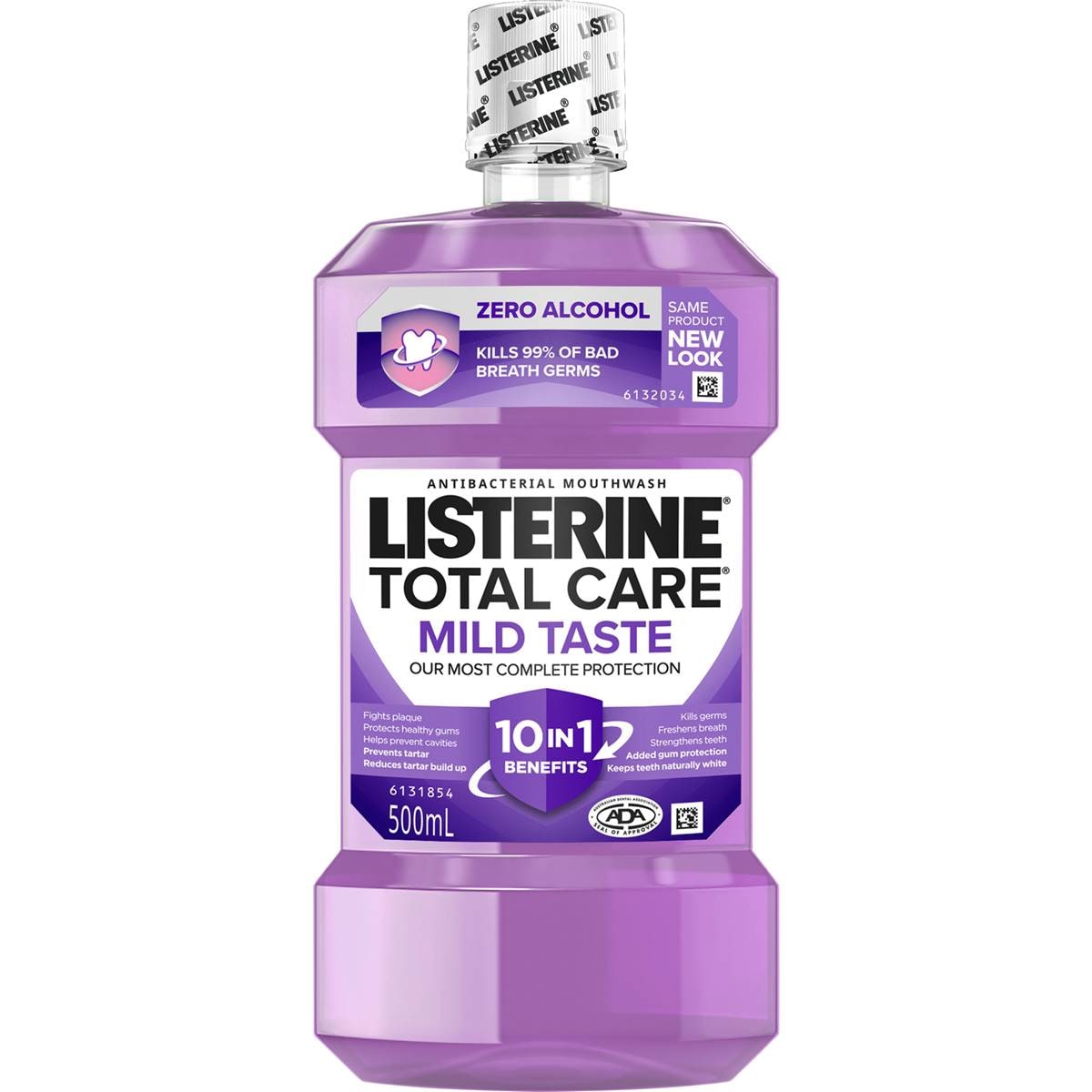 Listerine Total Care Zero Alcohol Antibacterial Mouthwash 500mL