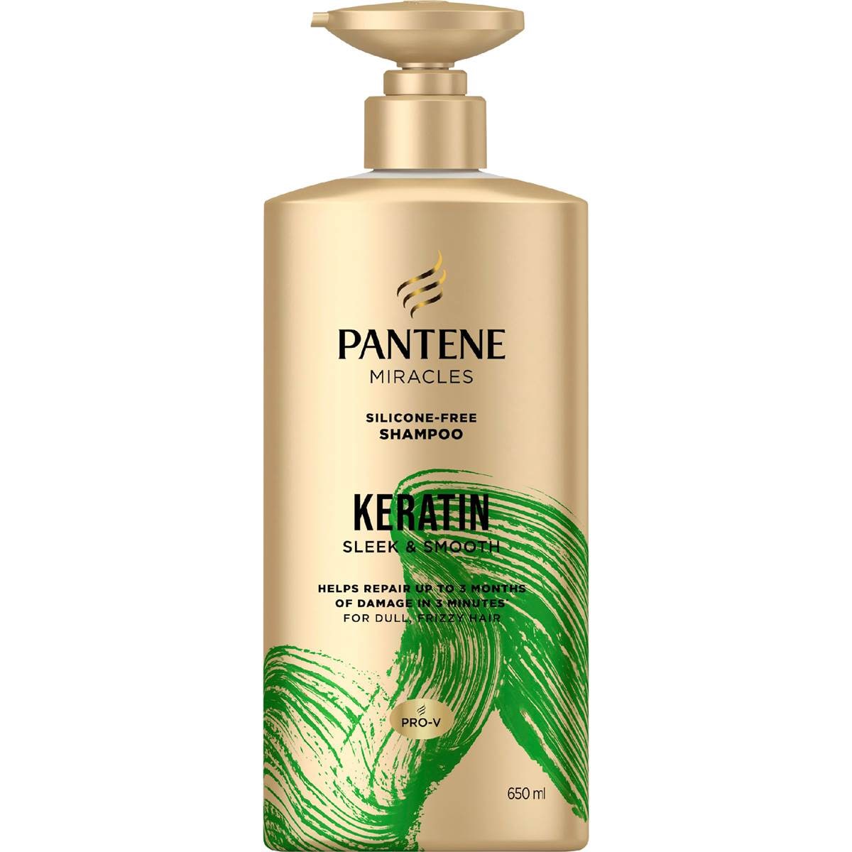Pantene Keratin Silicone-Free Shampoo 650mL