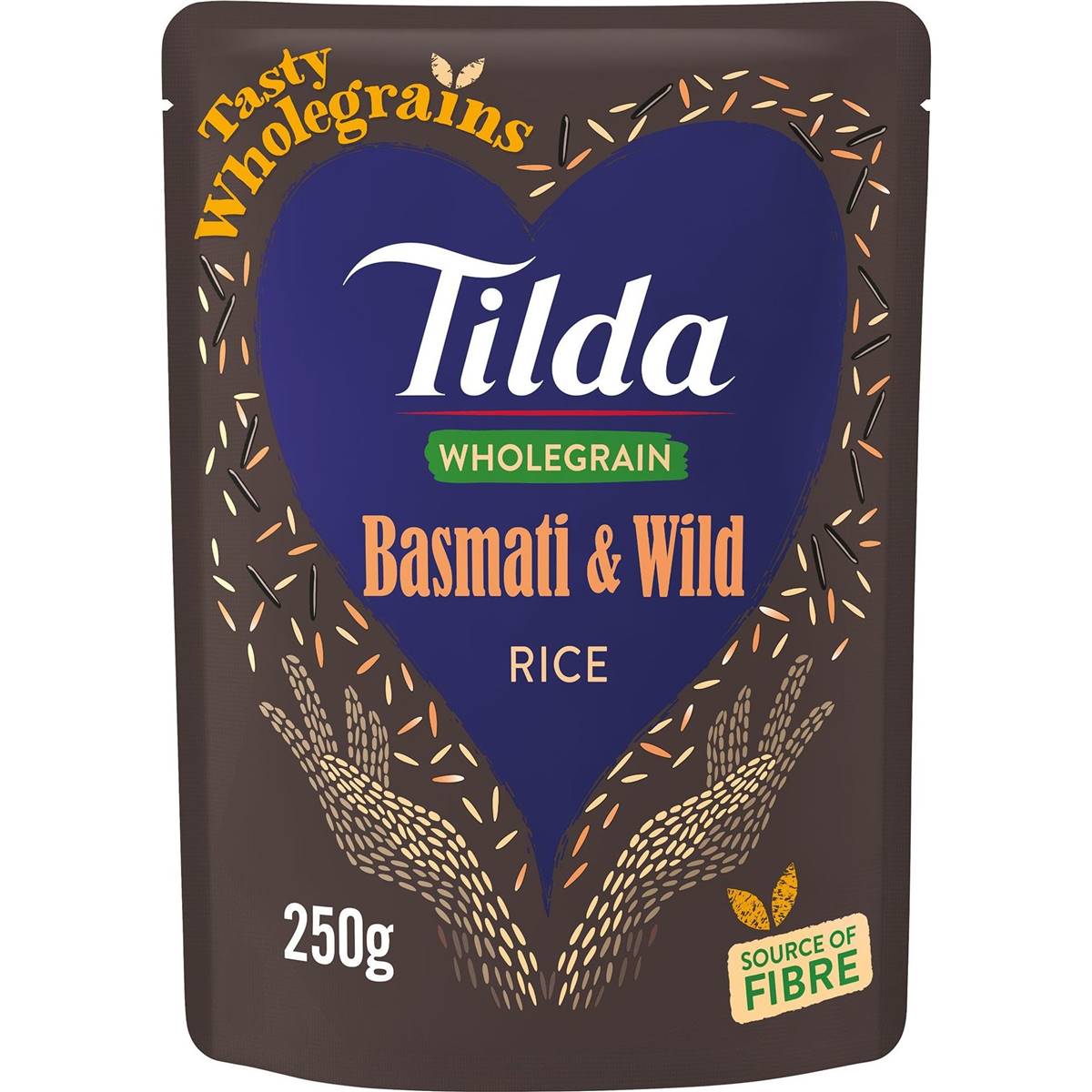 Calories in Tilda Brown Basmati & Wild Rice Wholegrain Rice