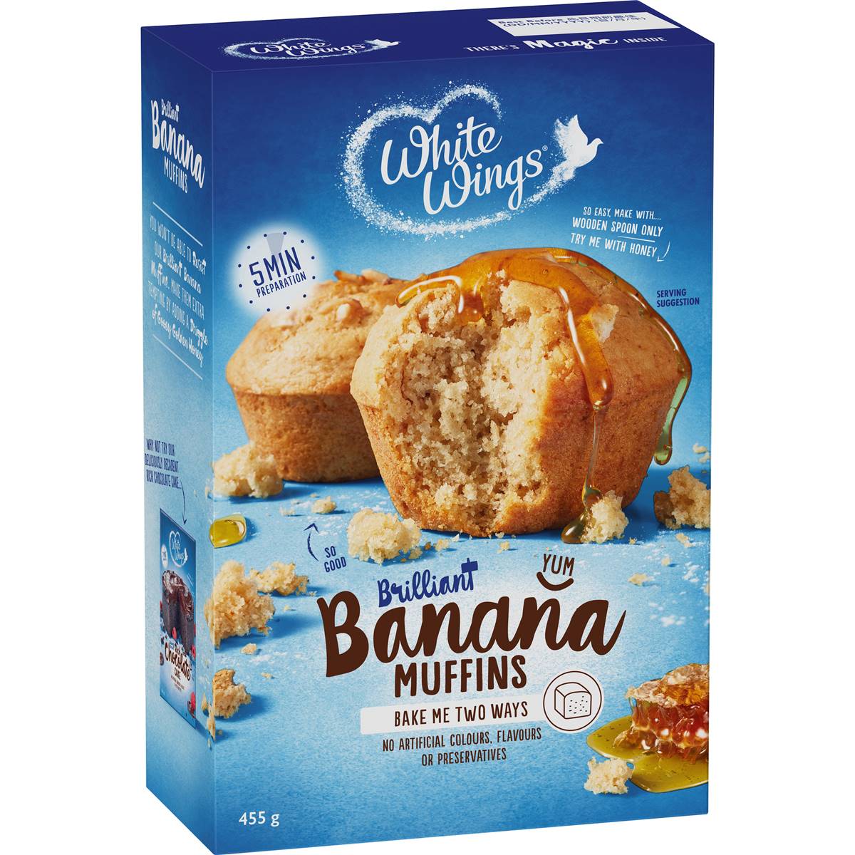 Calories in White Wings Banana Muffin calcount