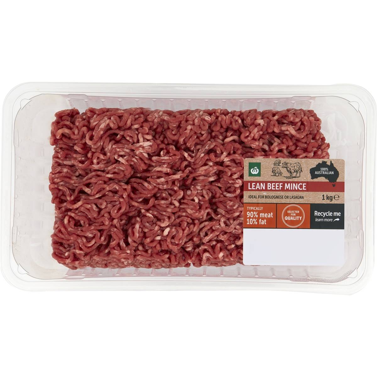 Calories in Woolworths Lean Beef Mince calcount