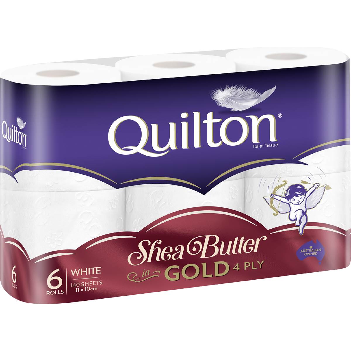 Quilton Gold Shea Butter 4 Ply Toilet Paper