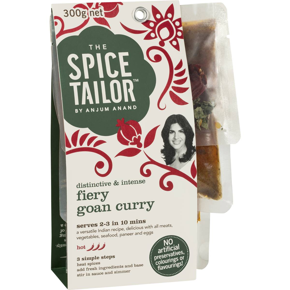 Calories in The Spice Tailor Fiery Goan Curry calcount