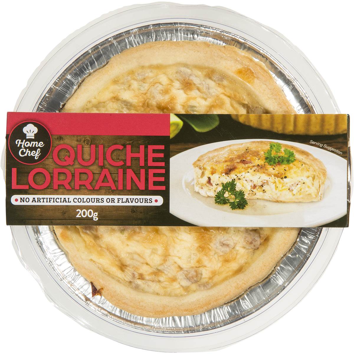 Calories in Home Chef Quiche Lorraine Chilled Meal