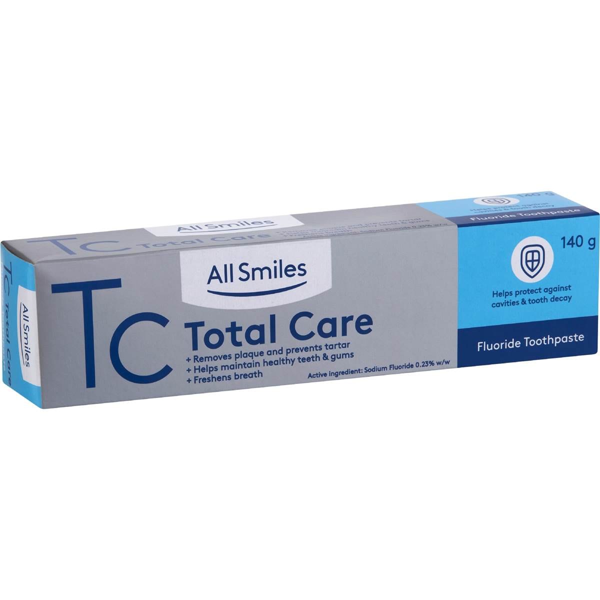 All Smiles Total Care Toothpaste