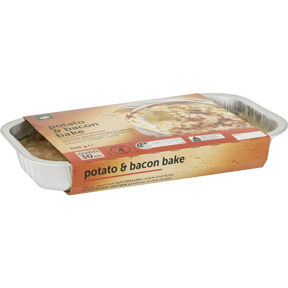 Calories in Woolworths Potato Bacon Bake