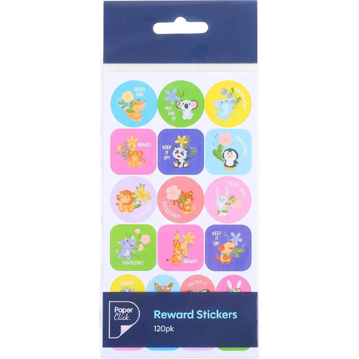 Reward Stickers 120 pack asst Reward Stickers Assorted
