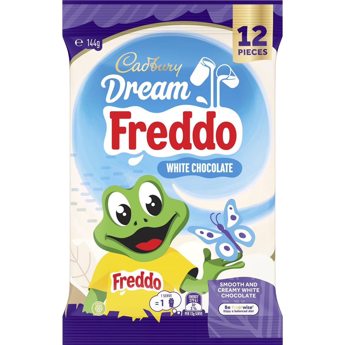 Cadbury Dream Freddo White Chocolate Mini Bars 12 pack