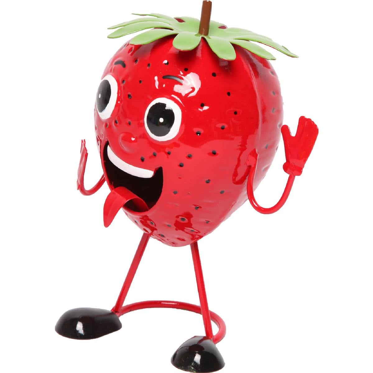 Green Gardener Metal Bobbing Strawberry