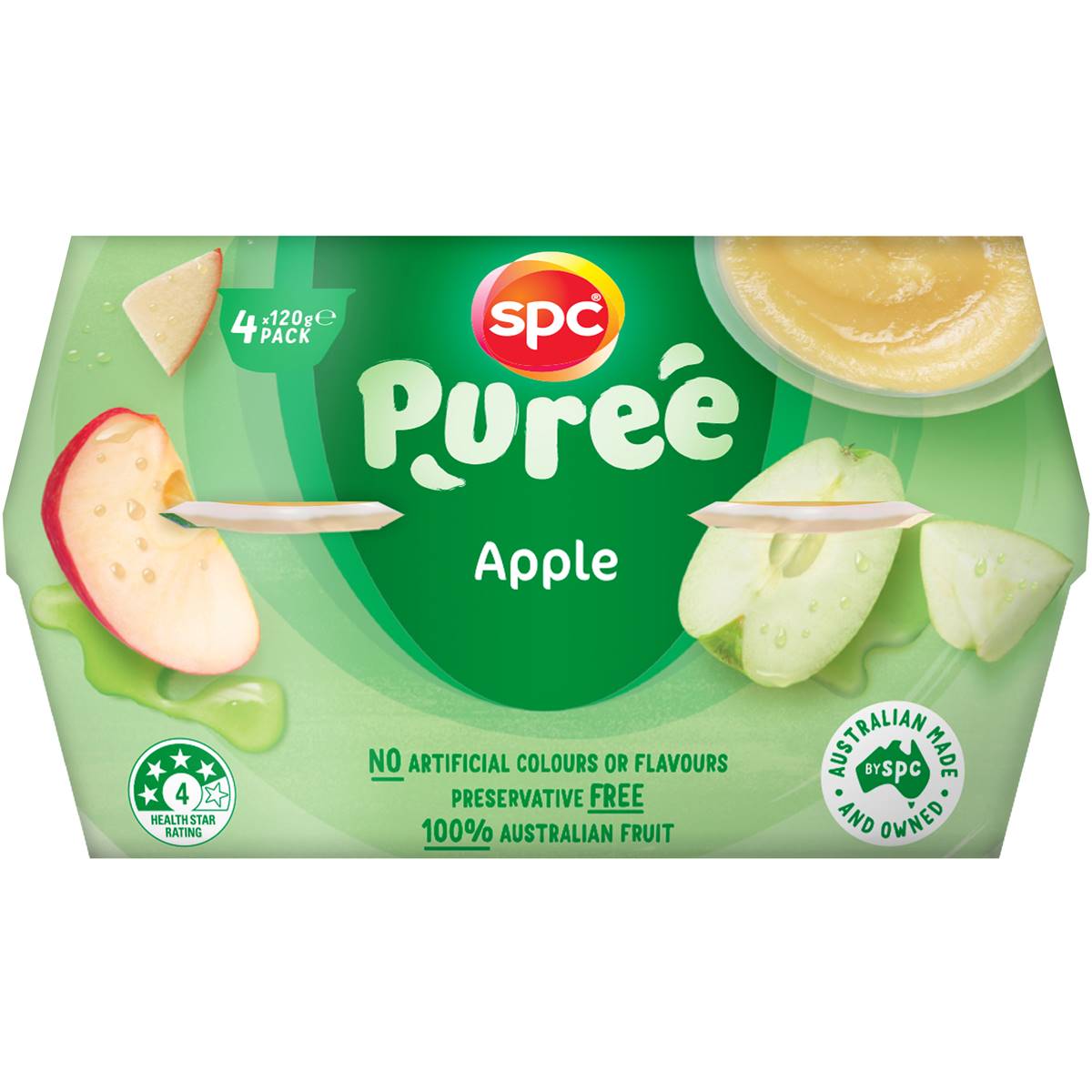 Calories in Spc Apple Puree Cups