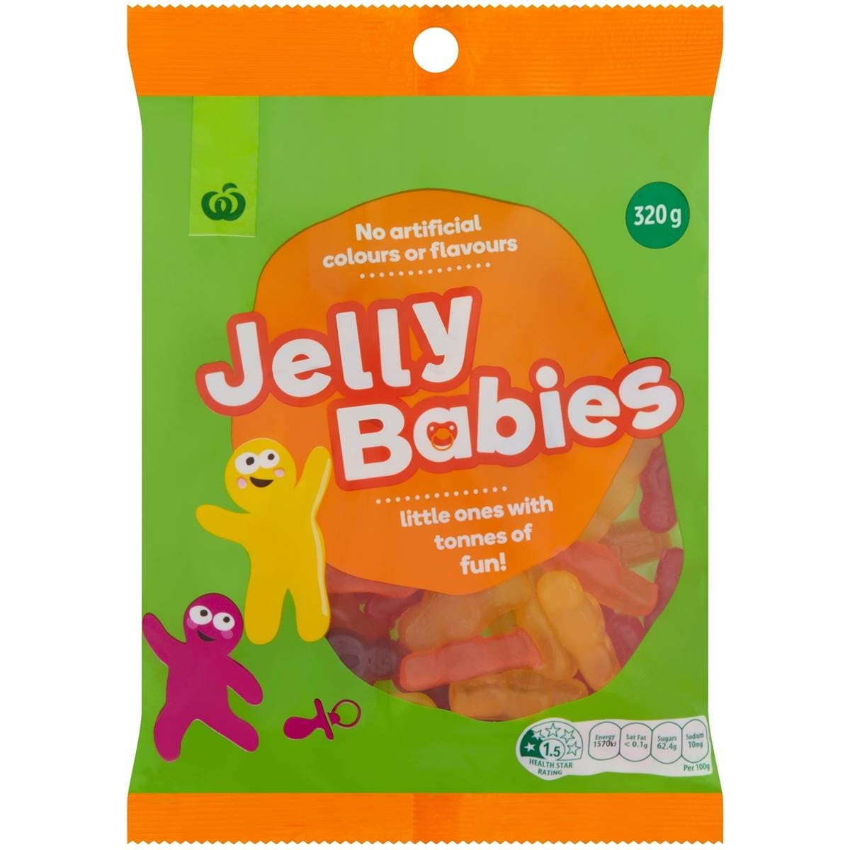 Calories in Woolworths Jelly Babies calcount