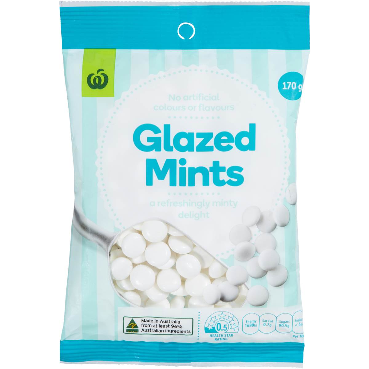 Calories in Woolworths Glazed Mints