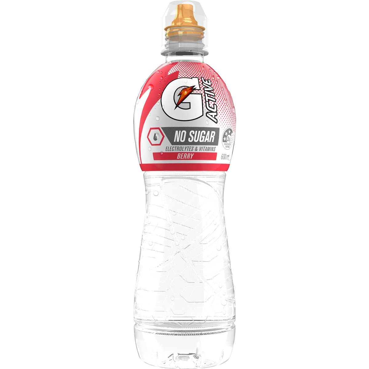 Gatorade G Active Water Sports Drinks Berry No Sugar 600mL