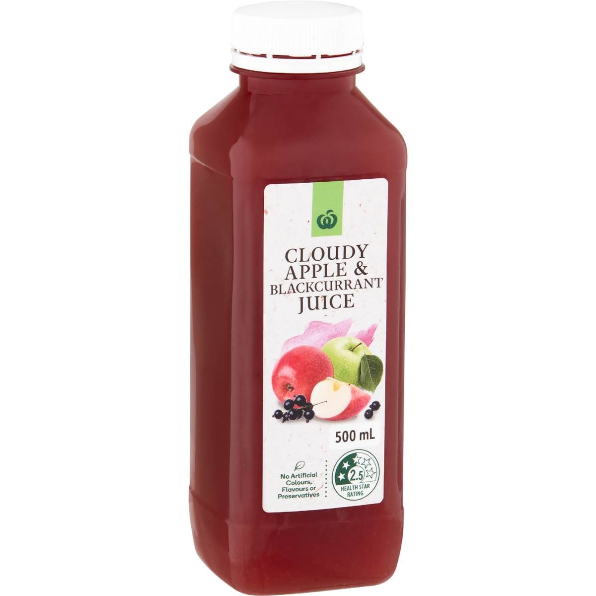 Woolworths Cloudy Apple & Blackcurrant Juice