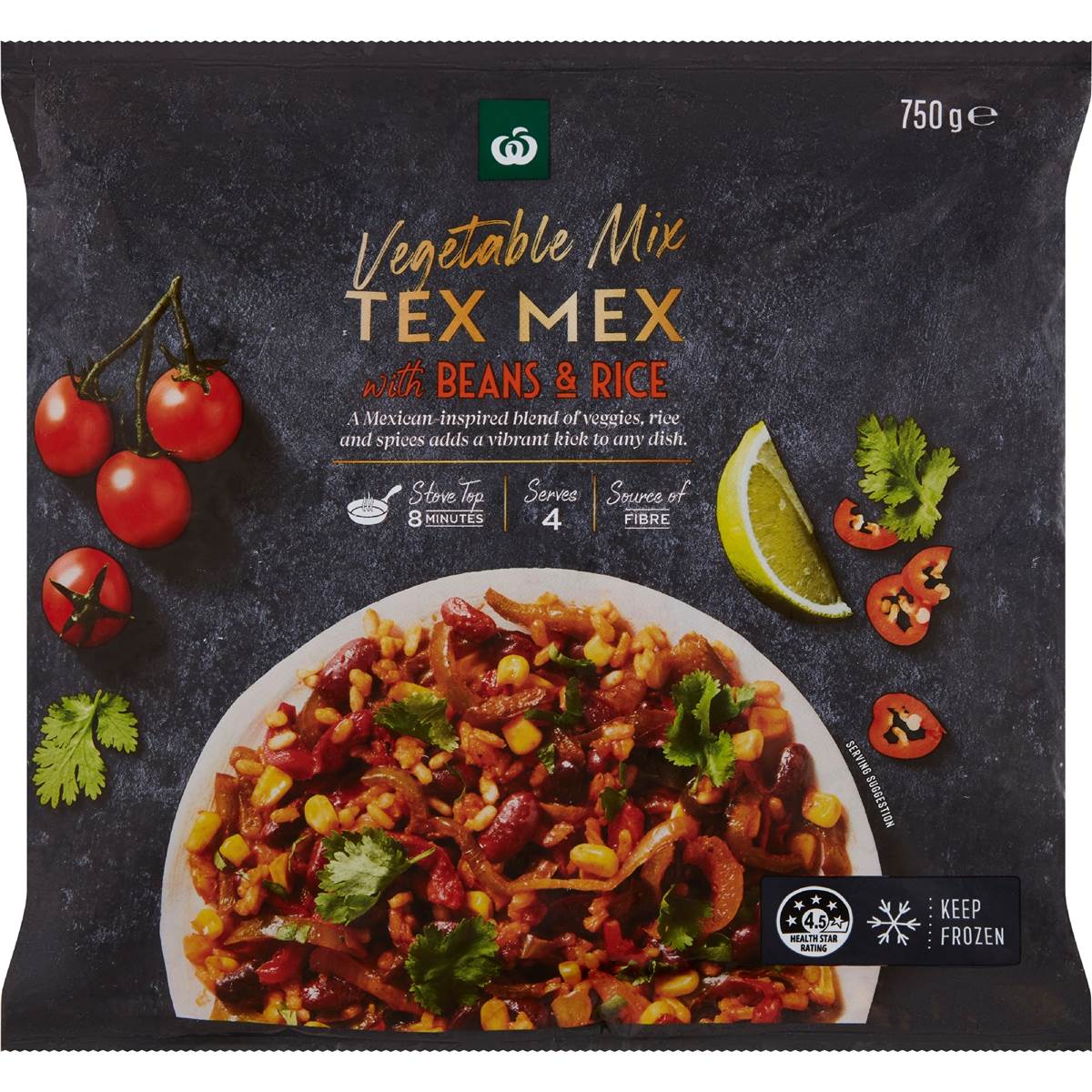 Woolworths Frozen Tex Mex Mix With Rice