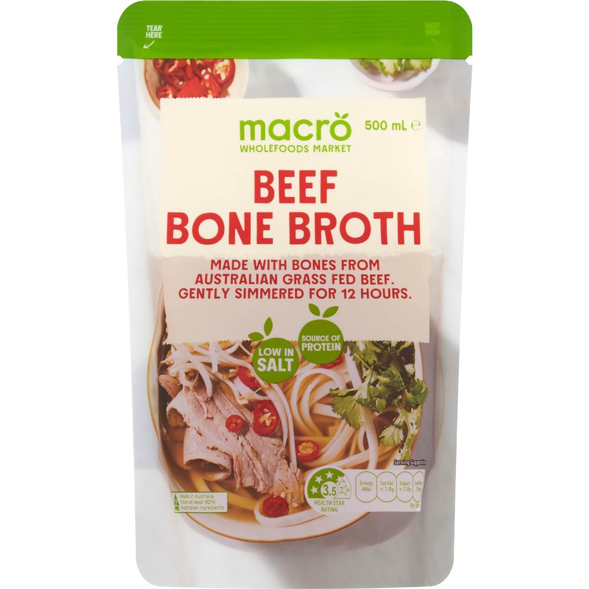 Macro Beef Bone Broth